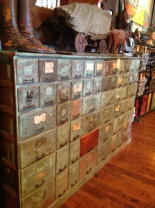Vintage Industrial Steel Filing Cabinet from Antique Archiology